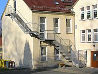 Fluchttreppe Grundschule Oppach