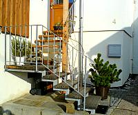 Treppe mit Podest