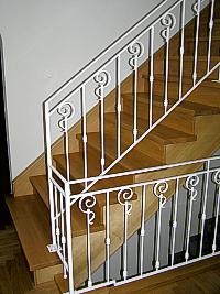 Treppe mit Geländer - Landhaus im Spreewald